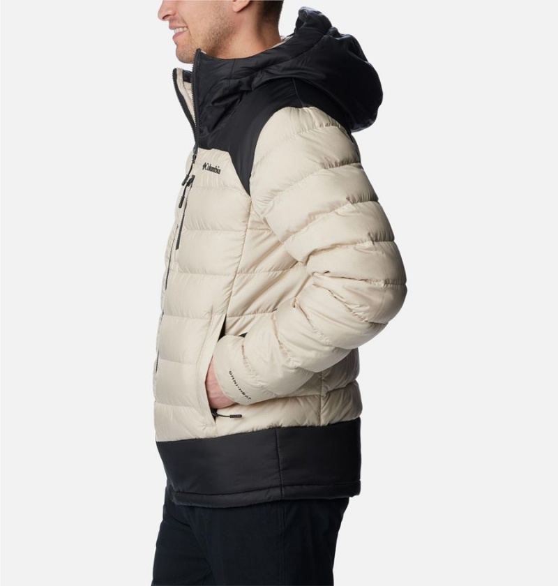 Columbia Autumn Park Hooded Insulated Men's Puffer Jacket White | XJUKVC-732