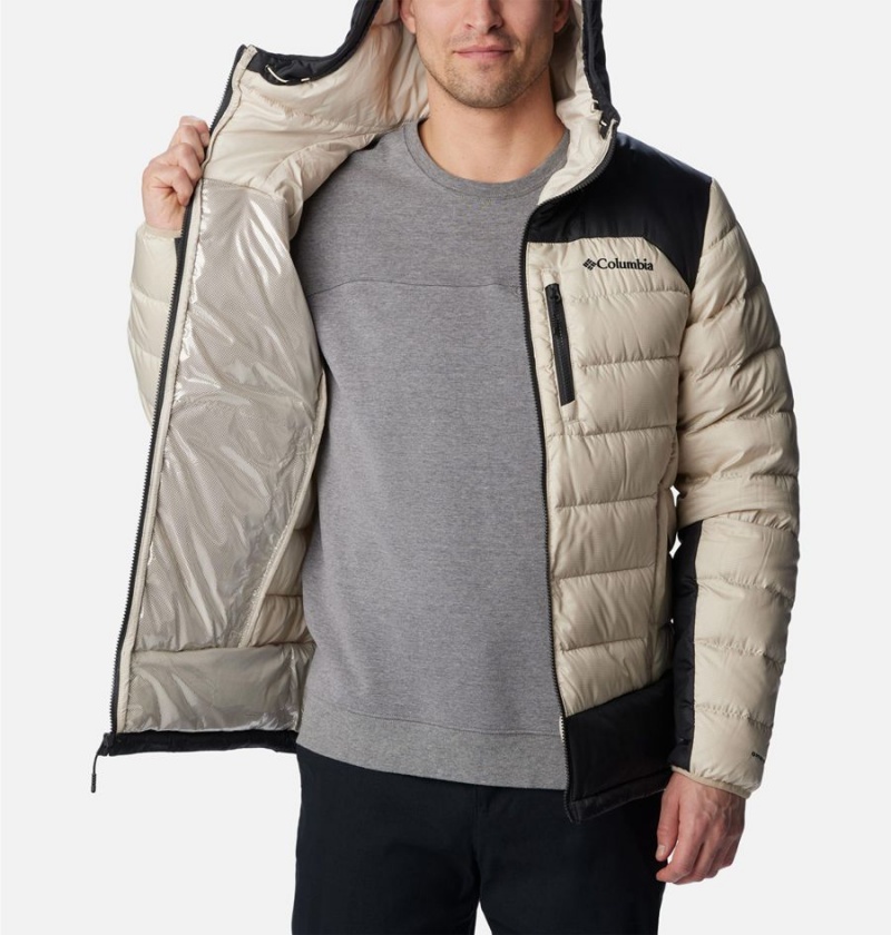 Columbia Autumn Park Hooded Insulated Men's Puffer Jacket White | XJUKVC-732