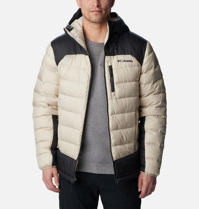Columbia Autumn Park Hooded Insulated Men's Puffer Jacket White | XJUKVC-732
