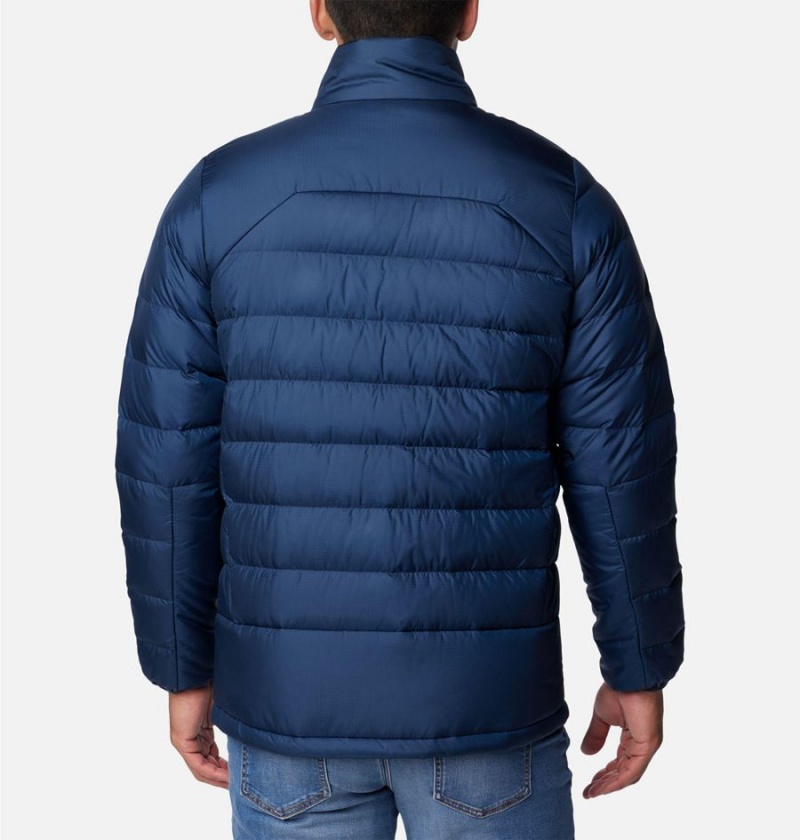 Columbia Autumn Park Insulated Men's Puffer Jacket Navy | DEVCKO-918