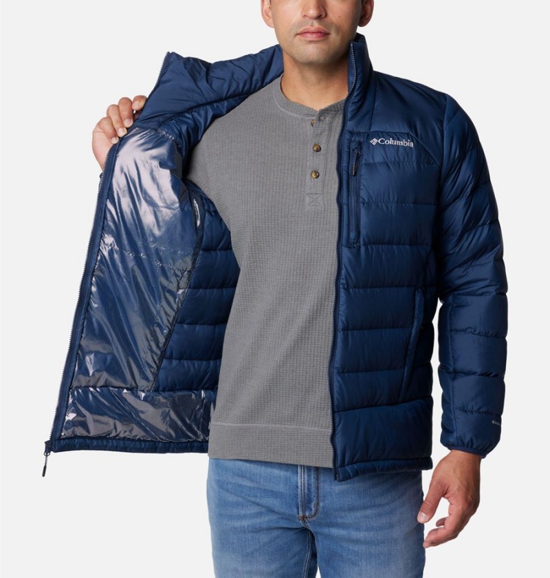 Columbia Autumn Park Insulated Men's Puffer Jacket Navy | DEVCKO-918