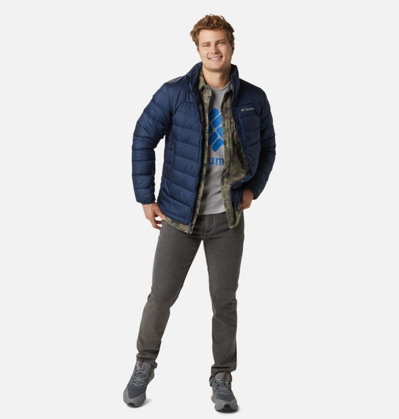Columbia Autumn Park Insulated Men's Puffer Jacket Navy | DEVCKO-918