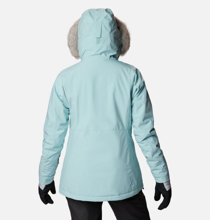 Columbia Ava Alpine Insulated Women's Ski Jacket Turquoise | CRDHXG-890