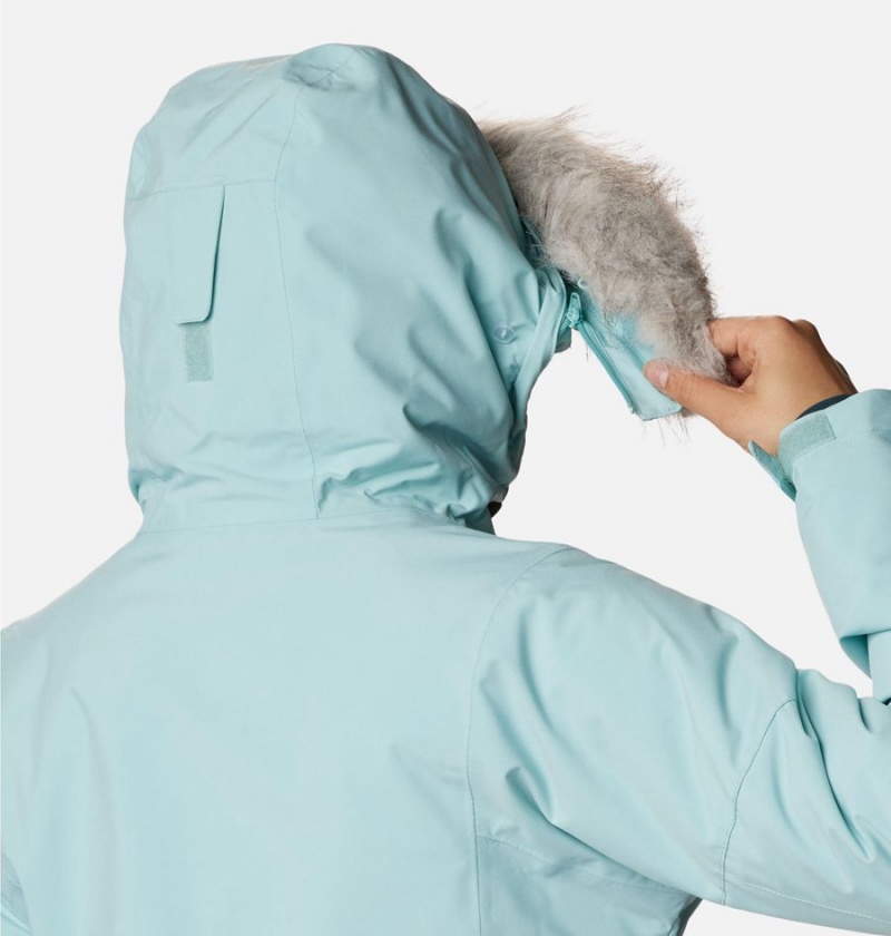 Columbia Ava Alpine Insulated Women's Ski Jacket Turquoise | CRDHXG-890