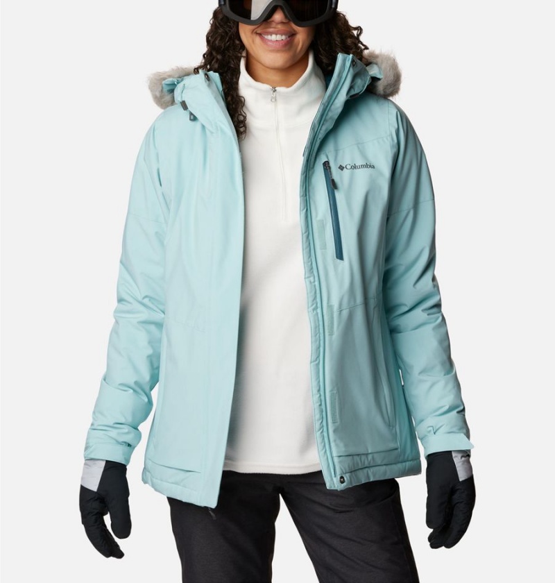 Columbia Ava Alpine Insulated Women's Ski Jacket Turquoise | CRDHXG-890