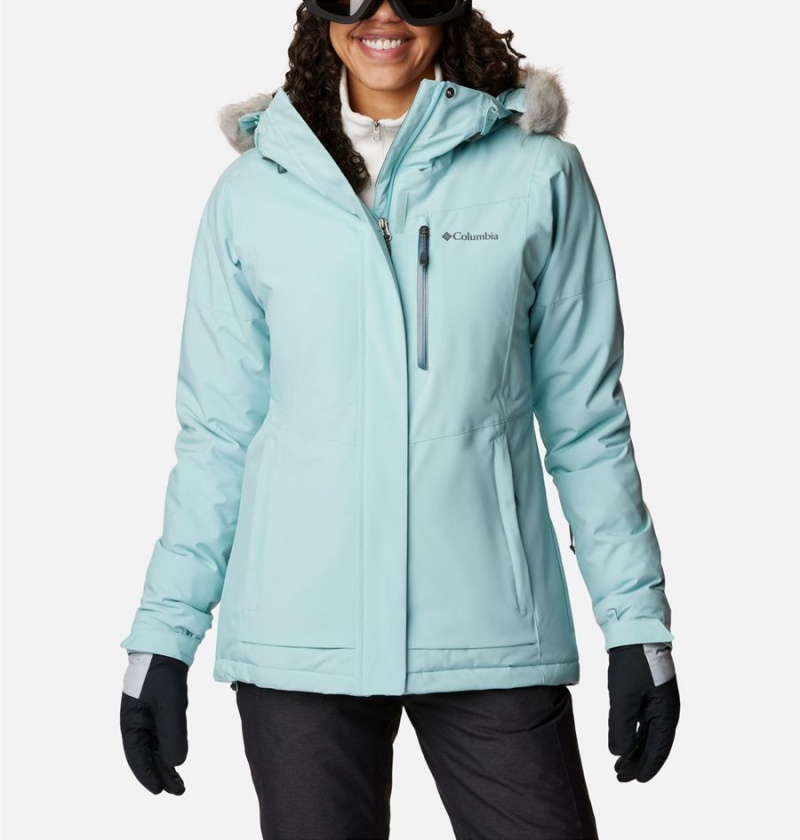 Columbia Ava Alpine Insulated Women\'s Ski Jacket Turquoise | CRDHXG-890