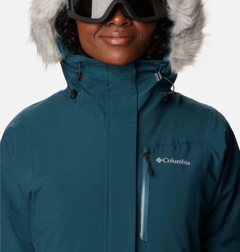 Columbia Ava Alpine Insulated Women's Ski Jacket Turquoise | PMXSQR-196