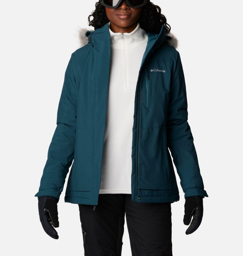 Columbia Ava Alpine Insulated Women's Ski Jacket Turquoise | PMXSQR-196