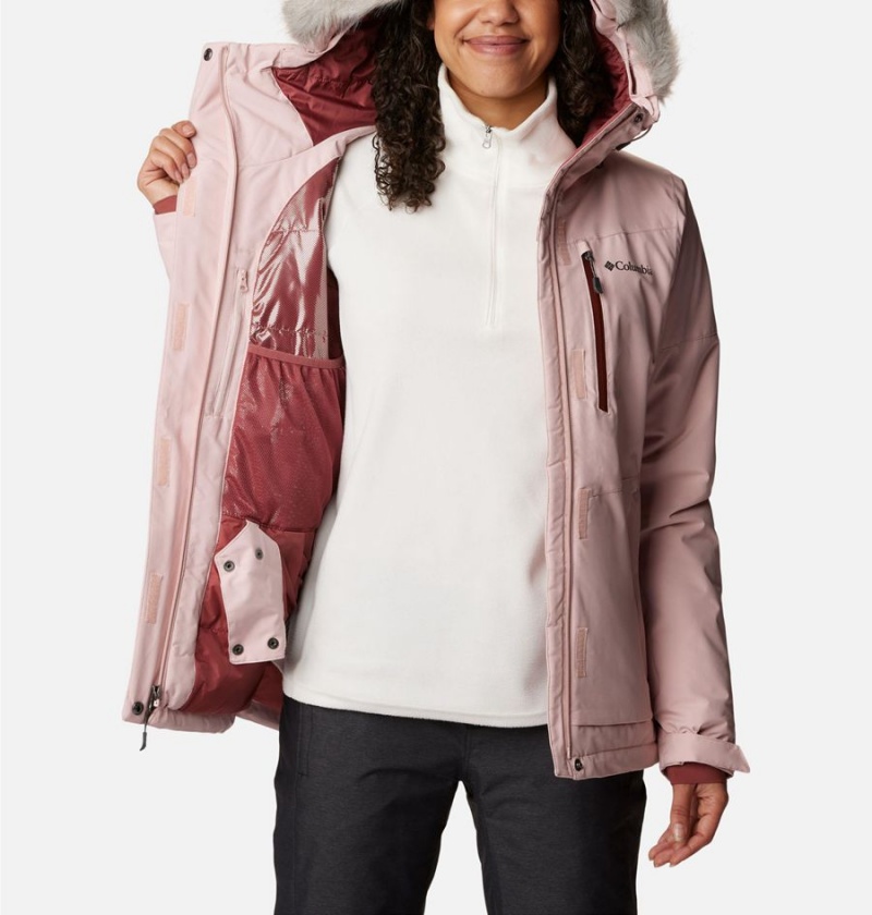 Columbia Ava Alpine Insulated Women's Ski Jacket Pink | SMNRYA-745