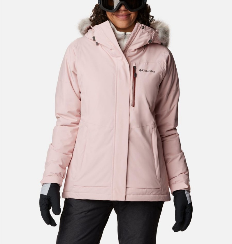 Columbia Ava Alpine Insulated Women\'s Ski Jacket Pink | SMNRYA-745