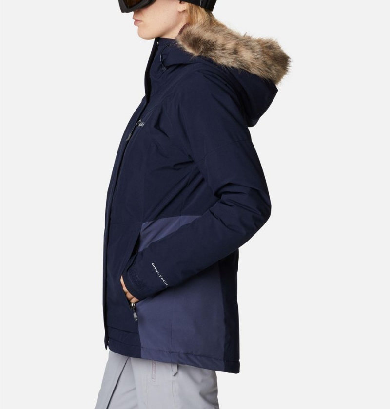 Columbia Ava Alpine Insulated Women's Ski Jacket Navy | JQMHDI-892