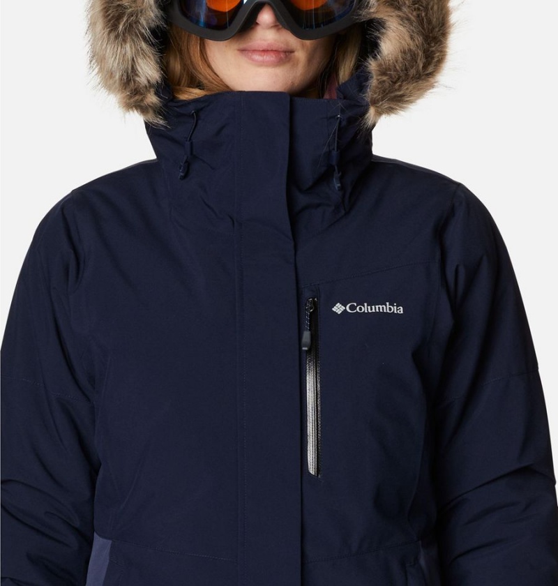 Columbia Ava Alpine Insulated Women's Ski Jacket Navy | JQMHDI-892