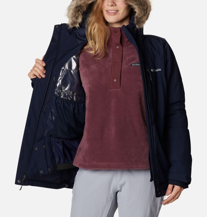 Columbia Ava Alpine Insulated Women's Ski Jacket Navy | JQMHDI-892