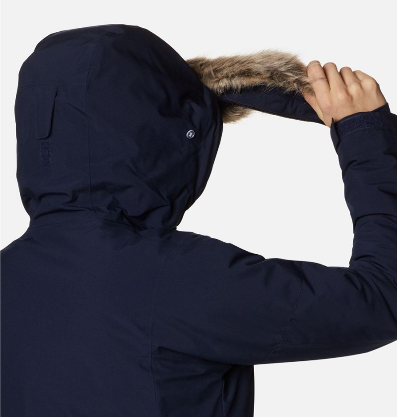 Columbia Ava Alpine Insulated Women's Ski Jacket Navy | JQMHDI-892