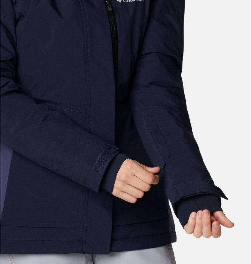 Columbia Ava Alpine Insulated Women's Ski Jacket Navy | JQMHDI-892