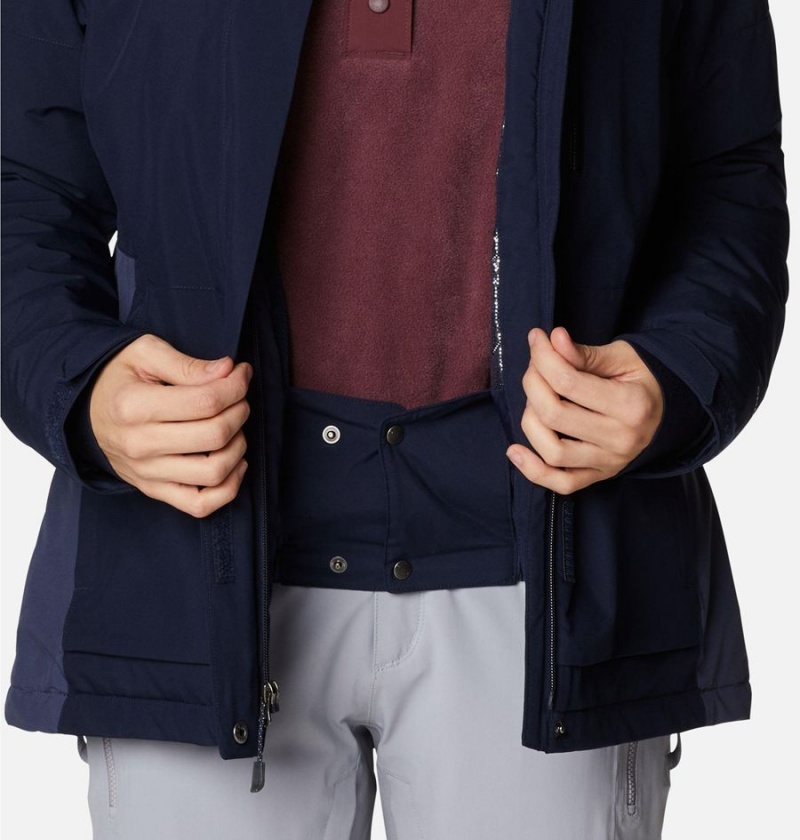 Columbia Ava Alpine Insulated Women's Ski Jacket Navy | JQMHDI-892