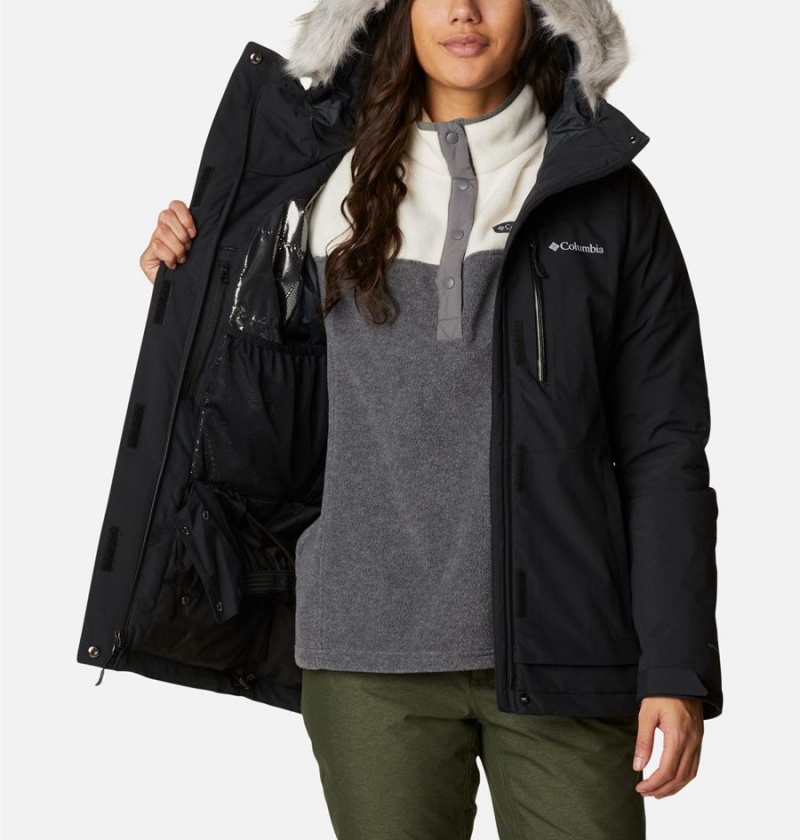 Columbia Ava Alpine Insulated Women's Ski Jacket Black | TOJHLM-176