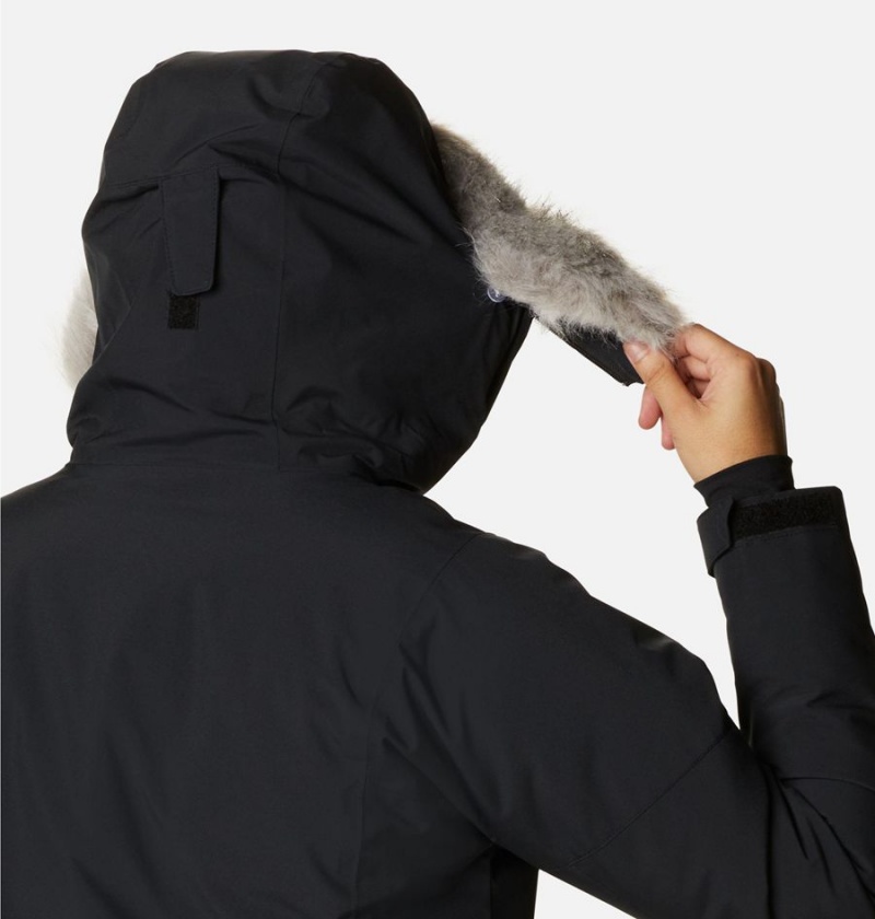 Columbia Ava Alpine Insulated Women's Ski Jacket Black | TOJHLM-176