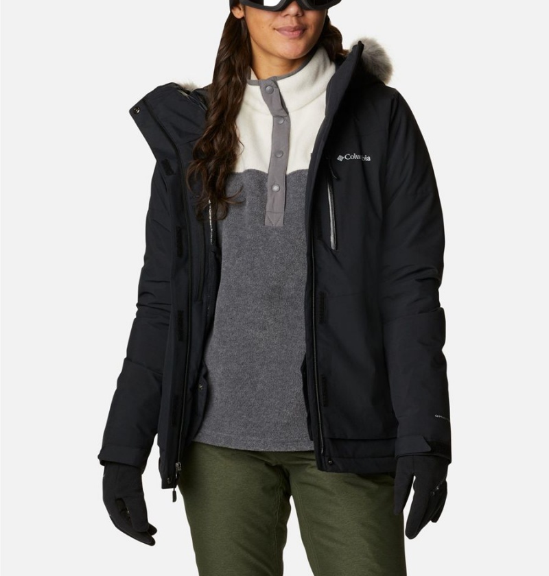 Columbia Ava Alpine Insulated Women's Ski Jacket Black | TOJHLM-176
