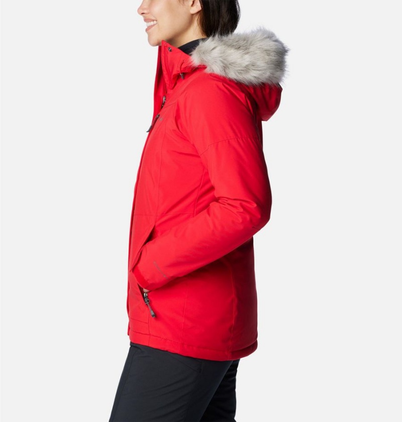 Columbia Ava Alpine Insulated Women's Ski Jacket Red | EXCSHJ-821