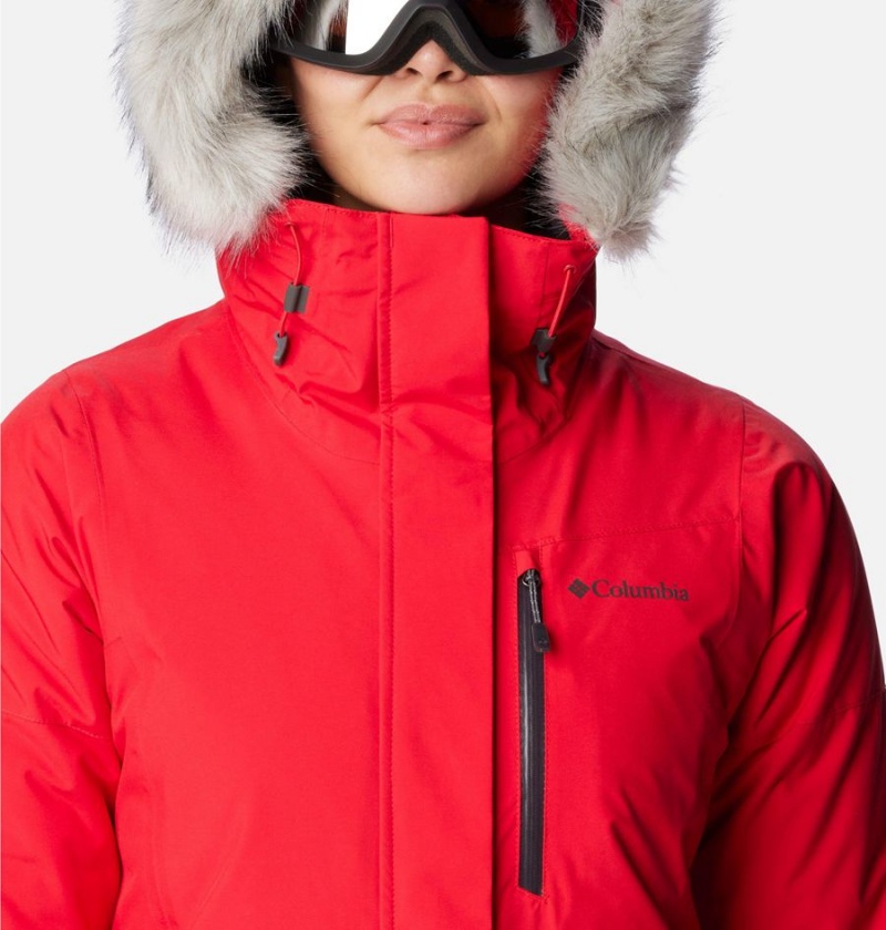 Columbia Ava Alpine Insulated Women's Ski Jacket Red | EXCSHJ-821