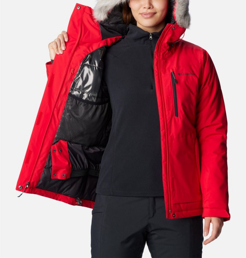 Columbia Ava Alpine Insulated Women's Ski Jacket Red | EXCSHJ-821