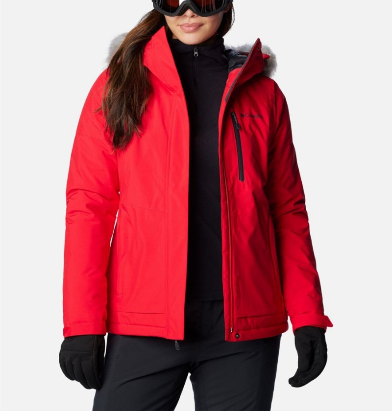 Columbia Ava Alpine Insulated Women's Ski Jacket Red | EXCSHJ-821