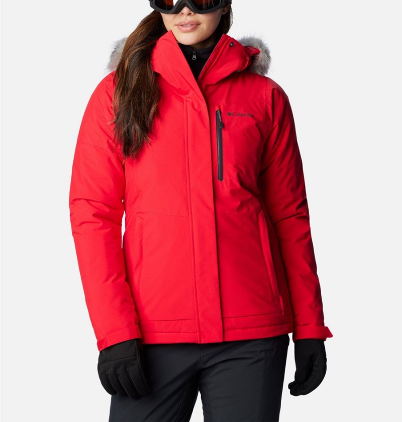 Columbia Ava Alpine Insulated Women\'s Ski Jacket Red | EXCSHJ-821