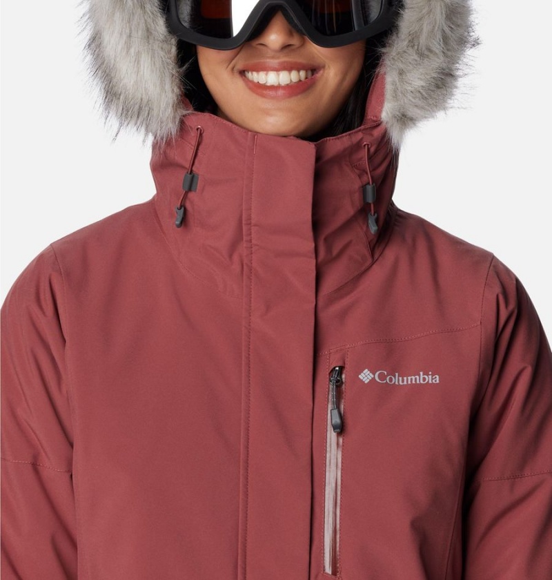 Columbia Ava Alpine Insulated Women's Ski Jacket Coral | CUTEOA-241