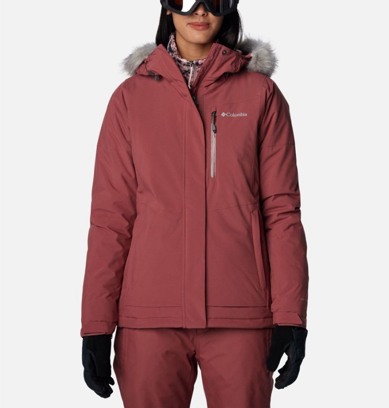 Columbia Ava Alpine Insulated Women\'s Ski Jacket Coral | CUTEOA-241
