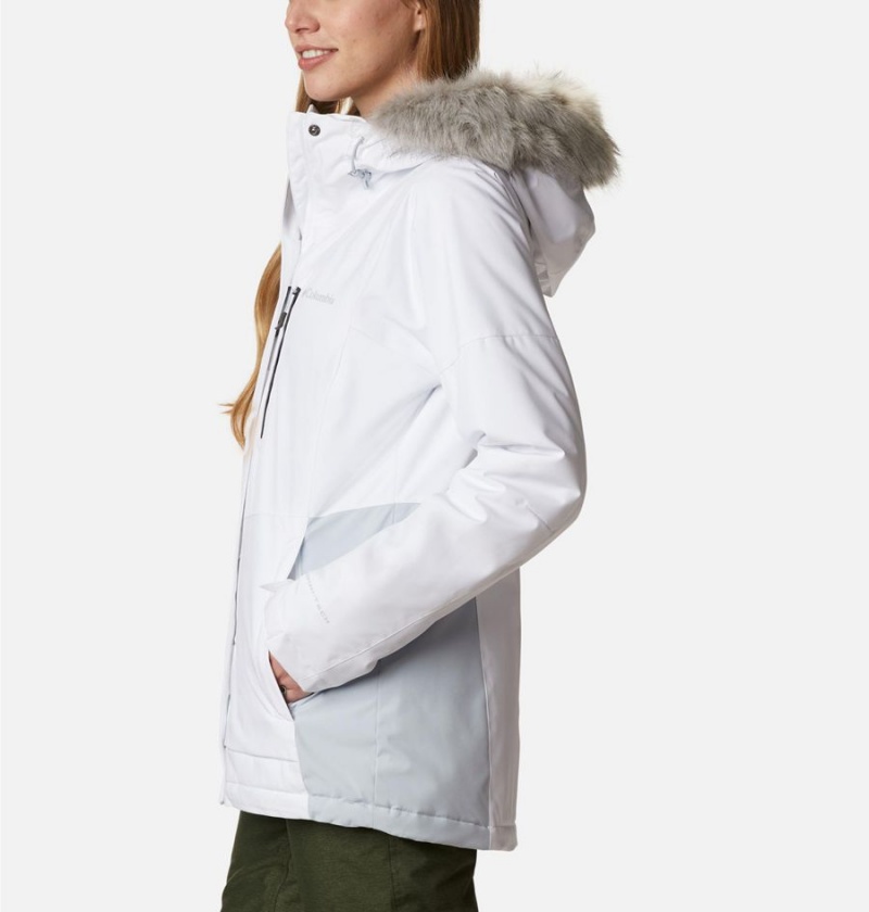 Columbia Ava Alpine Insulated Women's Ski Jacket White | ZLOAUT-092