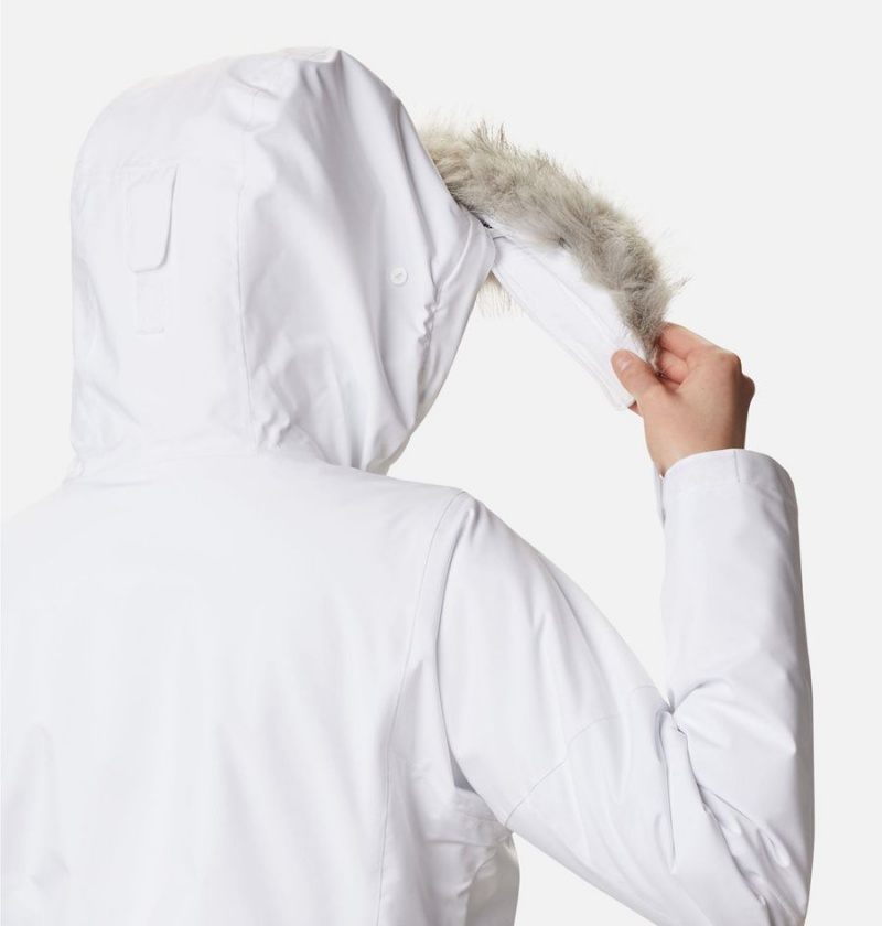 Columbia Ava Alpine Insulated Women's Ski Jacket White | ZLOAUT-092