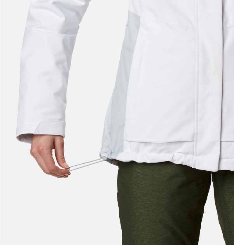 Columbia Ava Alpine Insulated Women's Ski Jacket White | ZLOAUT-092