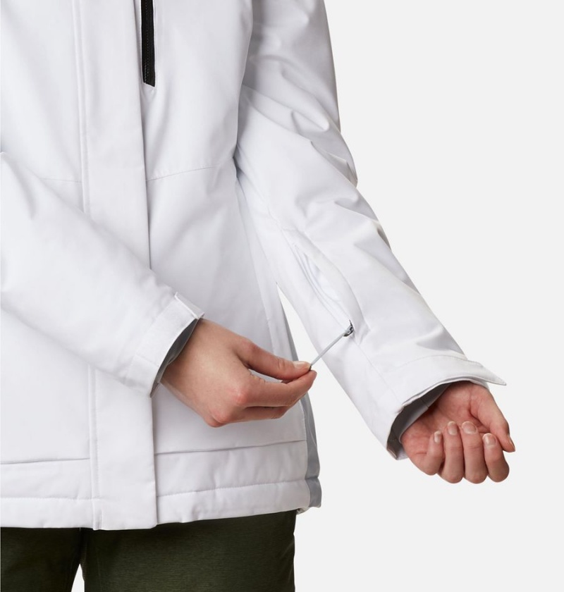 Columbia Ava Alpine Insulated Women's Ski Jacket White | ZLOAUT-092