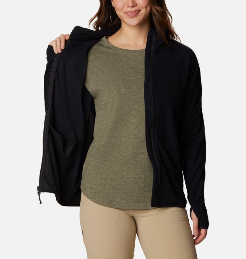 Columbia Back Beauty Full Zip Women's Fleece Jacket Black | DXUTOH-842
