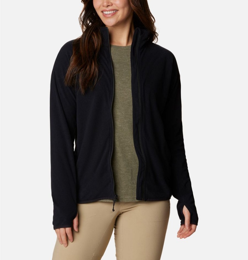 Columbia Back Beauty Full Zip Women's Fleece Jacket Black | DXUTOH-842