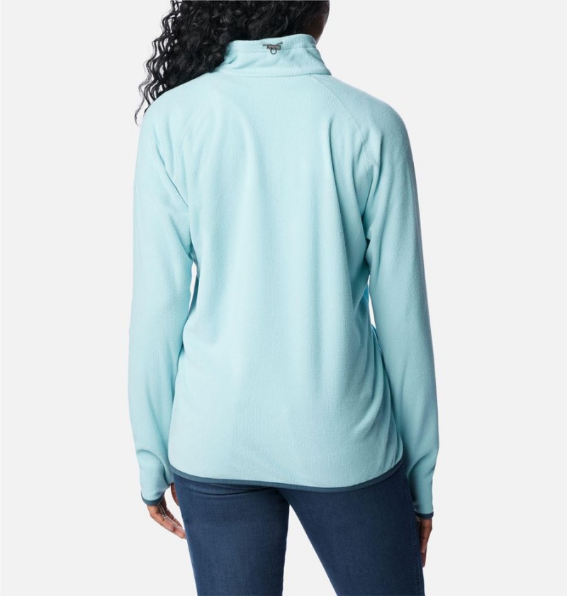 Columbia Back Beauty Full Zip Women's Fleece Jacket Turquoise | IUTPWM-923