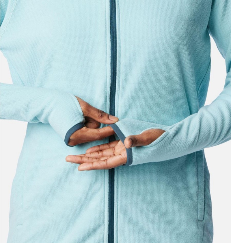 Columbia Back Beauty Full Zip Women's Fleece Jacket Turquoise | IUTPWM-923