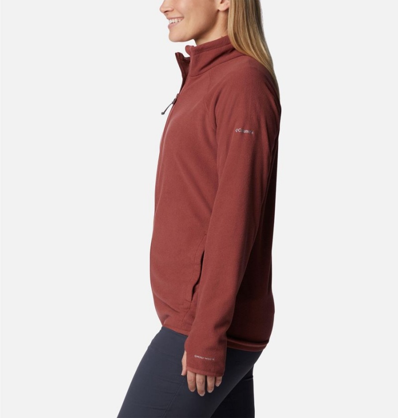 Columbia Back Beauty Full Zip Women's Fleece Jacket Coral | IUJVBA-138