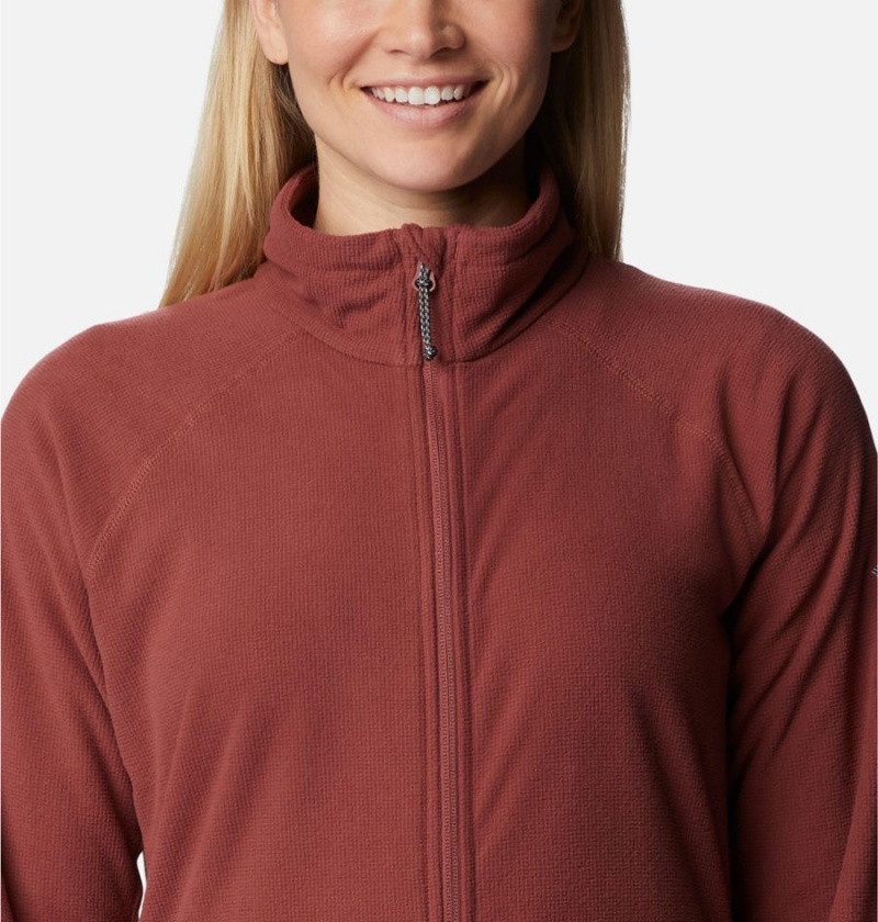 Columbia Back Beauty Full Zip Women's Fleece Jacket Coral | IUJVBA-138