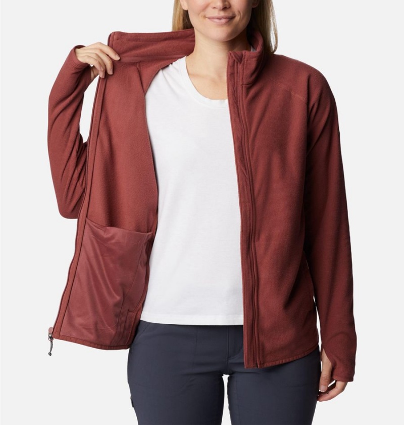 Columbia Back Beauty Full Zip Women's Fleece Jacket Coral | IUJVBA-138