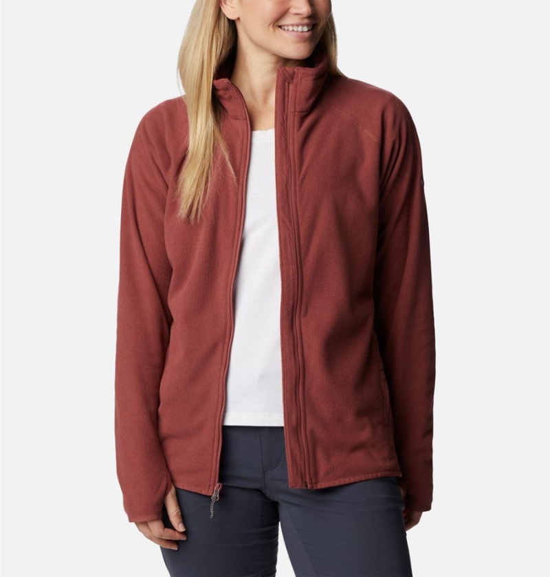 Columbia Back Beauty Full Zip Women's Fleece Jacket Coral | IUJVBA-138