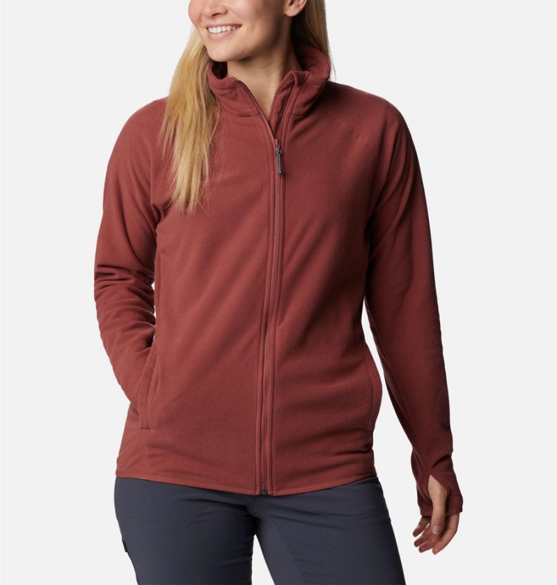 Columbia Back Beauty Full Zip Women\'s Fleece Jacket Coral | IUJVBA-138