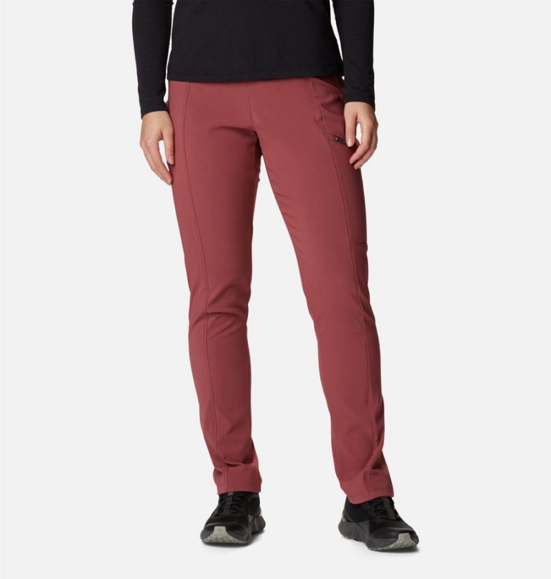 Columbia Back Beauty Highrise Warm Winter Women\'s Pants Coral | FBQIAN-954