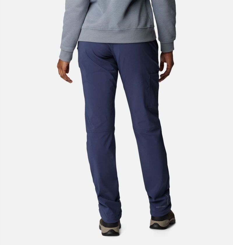 Columbia Back Beauty Softshell Women's Pants Navy | JHQKNY-840