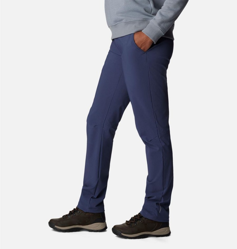 Columbia Back Beauty Softshell Women's Pants Navy | JHQKNY-840