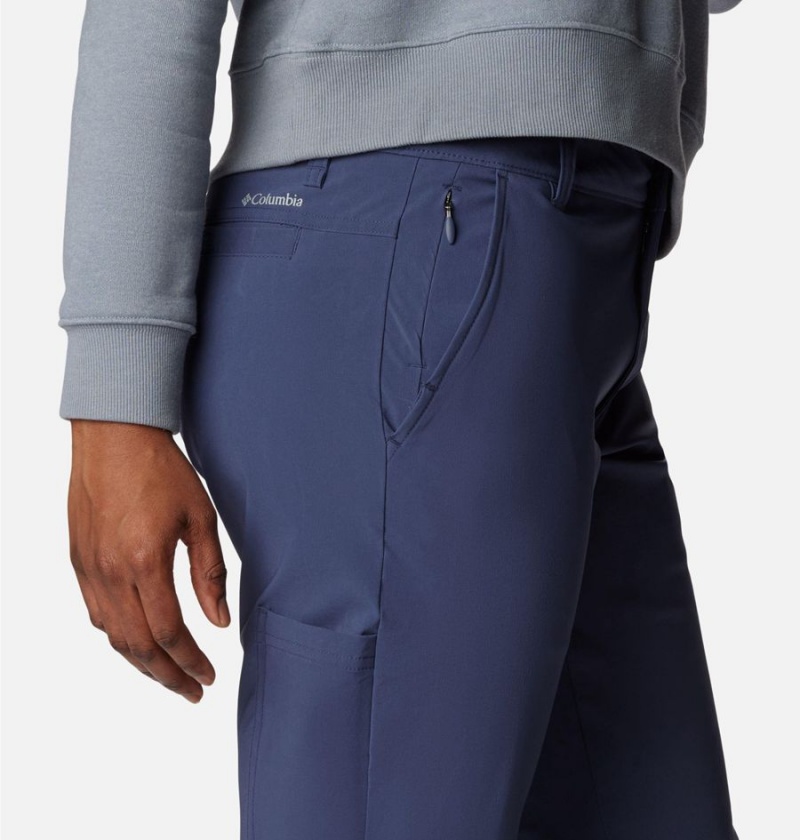 Columbia Back Beauty Softshell Women's Pants Navy | JHQKNY-840
