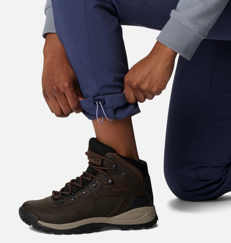 Columbia Back Beauty Softshell Women's Pants Navy | JHQKNY-840