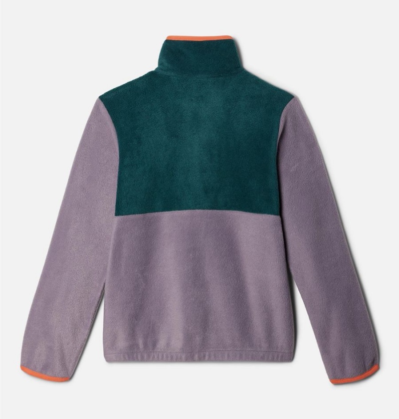 Columbia Back Bowl Full Zip Fleece Kids' Jacket Purple | ZLAUMX-718