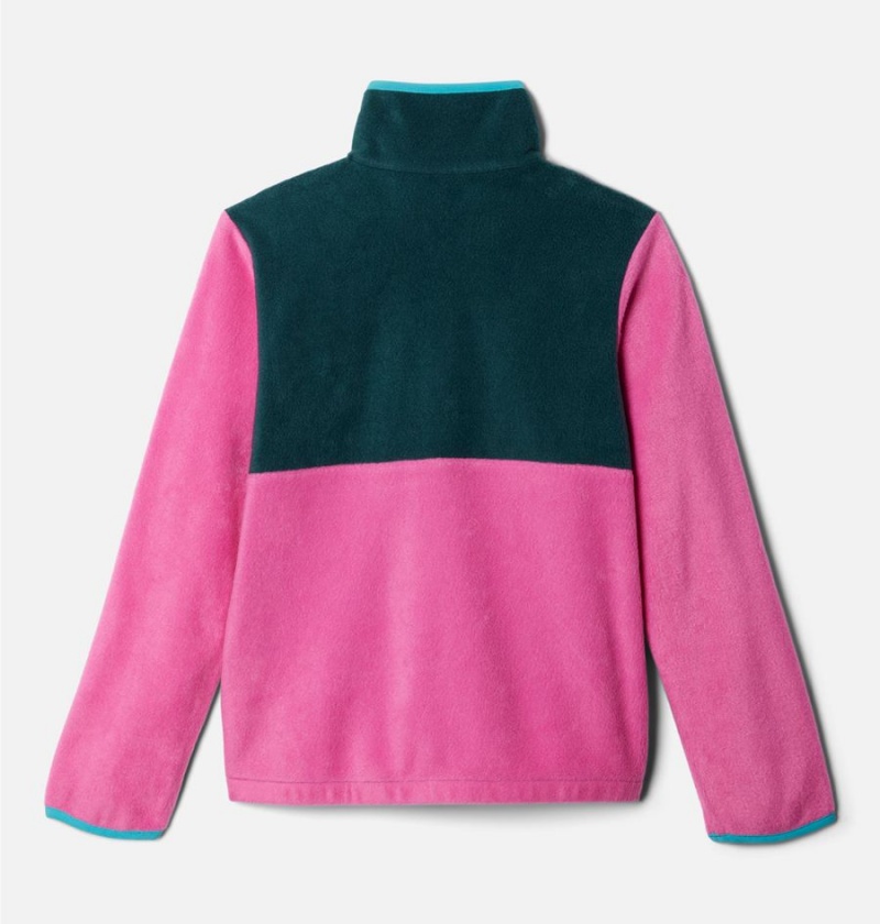 Columbia Back Bowl Full Zip Fleece Kids' Jacket Pink | EQLWXJ-531